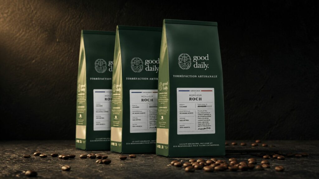 nouveau packaging café Good Daily